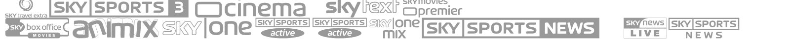 Sky TV Channel Logos font preview